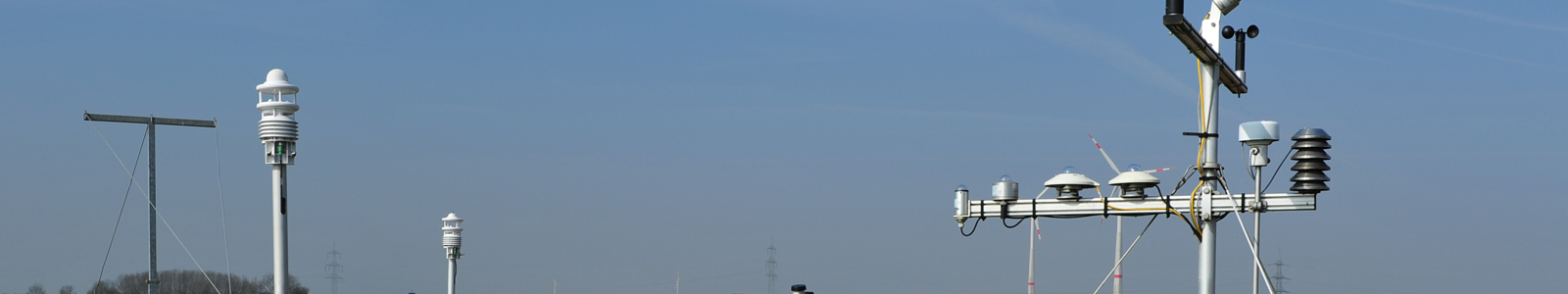 Verschiedene Wettersensoren einer Wetterstation @Feuerbach